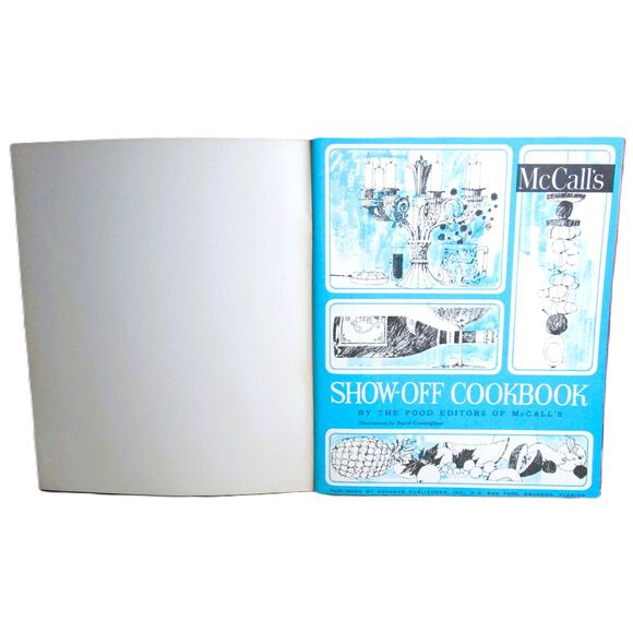 McCall's Show-off Cookbook 1965 Gourmet Cooking, Omelets, Flaming Desserts - Picture 2 of 6